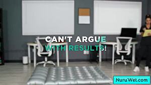 ebony masseuse nina white offers wet nuru with evan stone