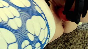 Granny Carmen and Blue Angel in Wild Double Play