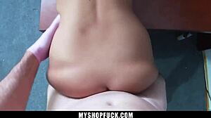 Teen caught hiding stolen pearl necklace in her vaginal cavity - myshopfuck