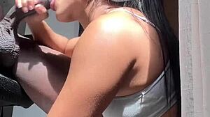 big booty brunette seduces stepbrother for monster cock fucking