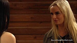 omg, i’m watchin this busty lesbian slave gettin fingered by her madame!