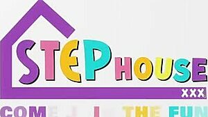 hot european brunette milf with huge big ass gets fucked doggystyle bent over