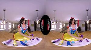 Snow Wild Feels Horny as She Rides Cowgirl in POV Reality Scene