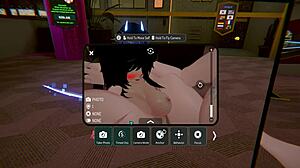 Voyeur Watches Intense Threesome With Succubus Involving Pussy Play, Part 4 Final.