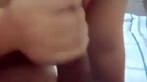 Naughty housewife confesses, husband listens with hand on cock 😏