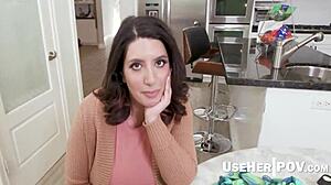 Busty Stepmom Casual About Sex, Serious About Sales