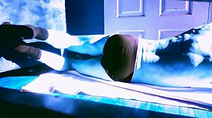 Stretching On Floor With Roller Briefs Winter Sun Relief