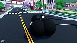 My thicc avatar shakes big ass and tits dancing for you