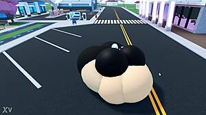 Môj šťavnatý avatar krúti veľkou ritou a cyckami v tanci pre teba