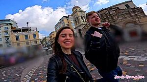 Exciting color splash shower fucking with monster cock in Athens!