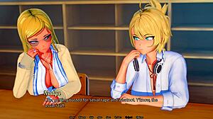 Ever Seen Hot Futa Throat Fucking in Futas World of NTR Episode 4 Gameplay?