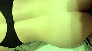 sexy wife teases with deepthroat, bent over for cum on ass