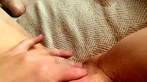 My wet pussy leaks mucus with pulsating close-up orgasm. Can't stop fingering till I cum hard!