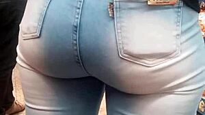 i spied on her hot ass in the shop