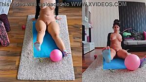 Naughty naked workout - dual cam edition watch if you dare