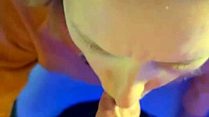 Milf kneels for intense performance ending in climax