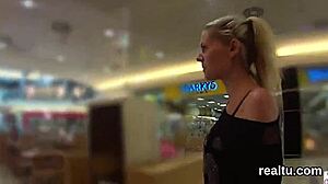 dude, this czech chick got tempted at the mall and screwed hard in pov action