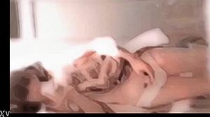 素人日本人ニューハーフが鏡オナでシコシコ