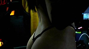 victoria camargo on all fours with hairy pussy out during podcast