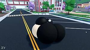 My thicc avatar shakes big ass and tits dancing for you