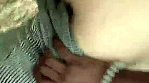 we got caught in the forest as she begged passionately