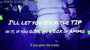 Ebony Slut Takes Intense Creampie