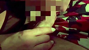 prettyfeetelite gives step-dad a sloppy blowjob with creamy finish