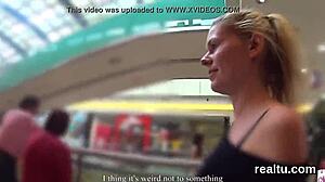 dude, this czech chick got tempted at the mall and screwed hard in pov action