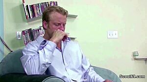 Hot Milf Chef Seduces Stranger To Fuck In Office!