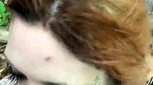 we got caught in the forest as she begged passionately