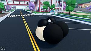 My thicc avatar shakes big ass and tits dancing for you