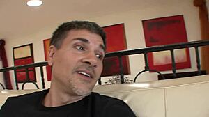 slutty brunette mom drilled hard by young stud