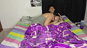 young colombian masturbates, stepmom helps with sex