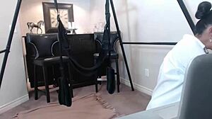 Maxine X Slaps Wet Pussy Solo