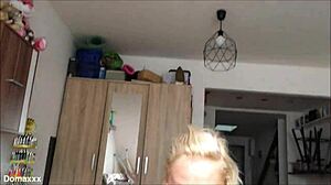 Czech Pornstar Gives First Handjob In Public.