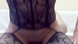 Fucking a Mature Stranger in Stockings for Homemade POV Video.