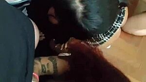 Party men line up for fun, finishing with a facial surprise on my face.