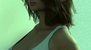 I’m so hooked on this redhead lesbian group licking and muff diving session with small tits babes.