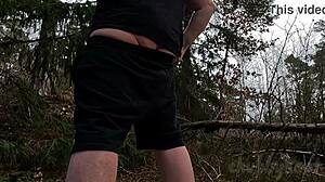 chubbykaot flashes in the forest once more