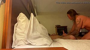 Deepthroat My Big Cock in Hotel Room Cheating Session