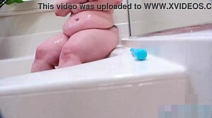 American Woman Masturbates Focusing On Big Tits