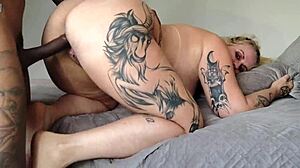 Young Guy Spies On Tiffany Montavani, Shoves BBC Into Her Pussy