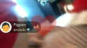 Live webcam sex session continues in part two.