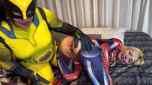 Wolverine e mulher aranha - sem pregas para voltar para casa