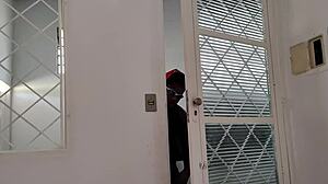 Young Guy Spies On Tiffany Montavani, Shoves BBC Into Her Pussy