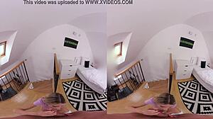 Czech vr 331 - from voyeur to lover in lingerie