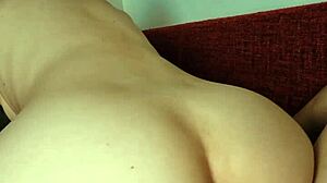 Pulsating Anal Orgasm During Cowgirl Riding With Natural Tits And Athletic Babe