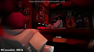 Duo sa vracia na druhé s veľkými prsiami handjob a cowgirl jazdou cum