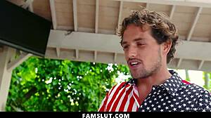 Step Sisters Celebrate 4th of July With Stepbrother