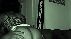 amateur couple riding creamy cream pie